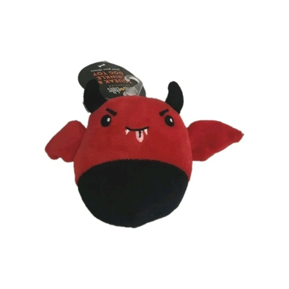 3 Pack Dog Toy Squeak &‎ Crinkle Spider Devil Bat Chistmas Pet Stocking Stuffer